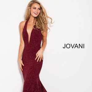 Jovani Plunging V Dress
